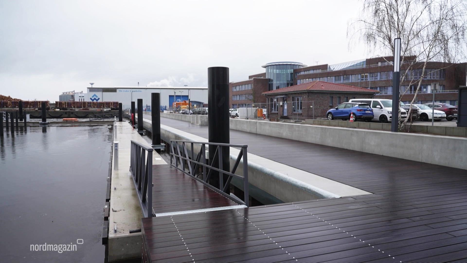 Wismar: Brunkow-Kai mit neuen Liegeplätzen eingeweiht