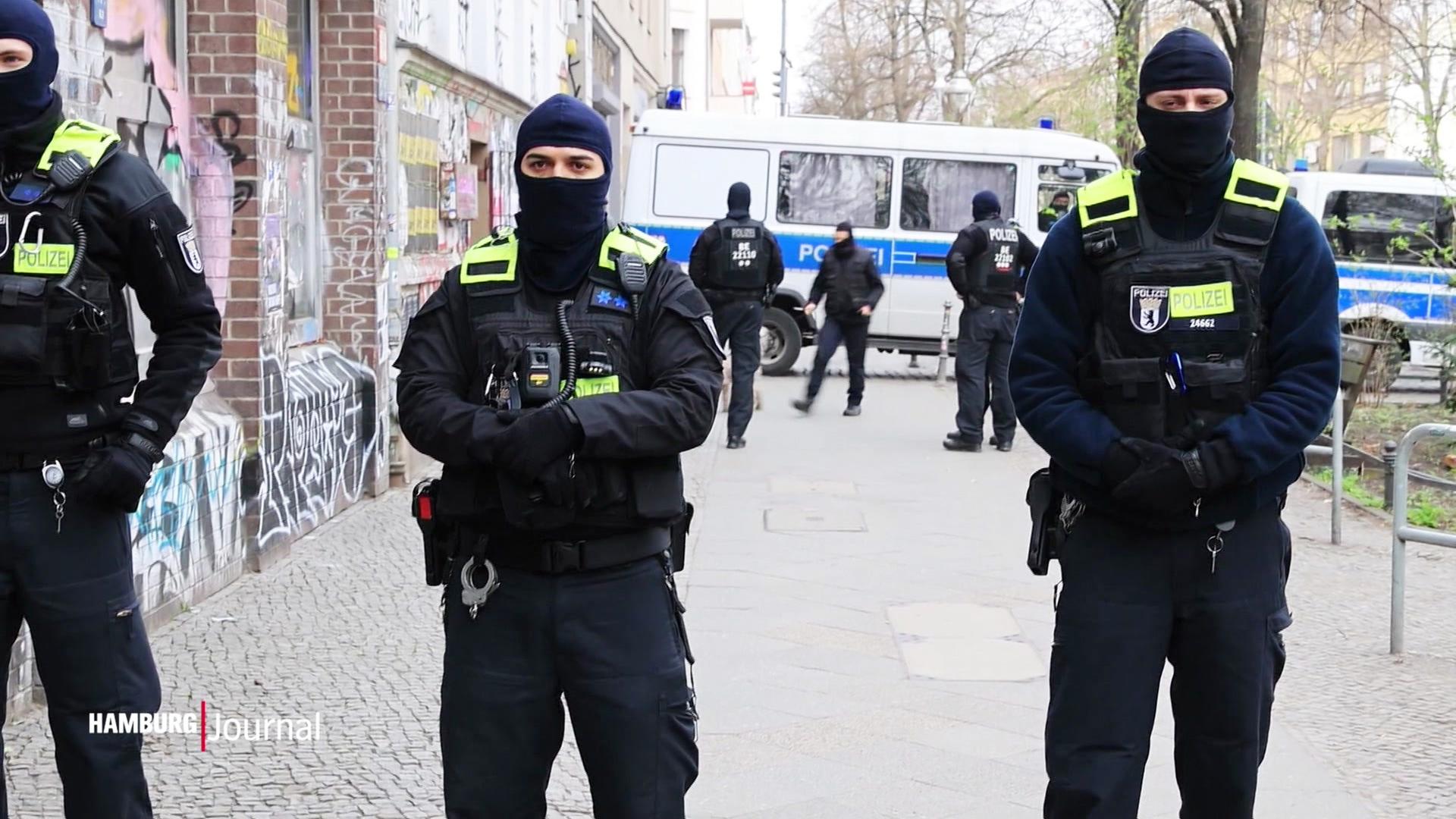 Razzia in Hamburg nach Brandanschlägen auf Berliner Stromversorgung