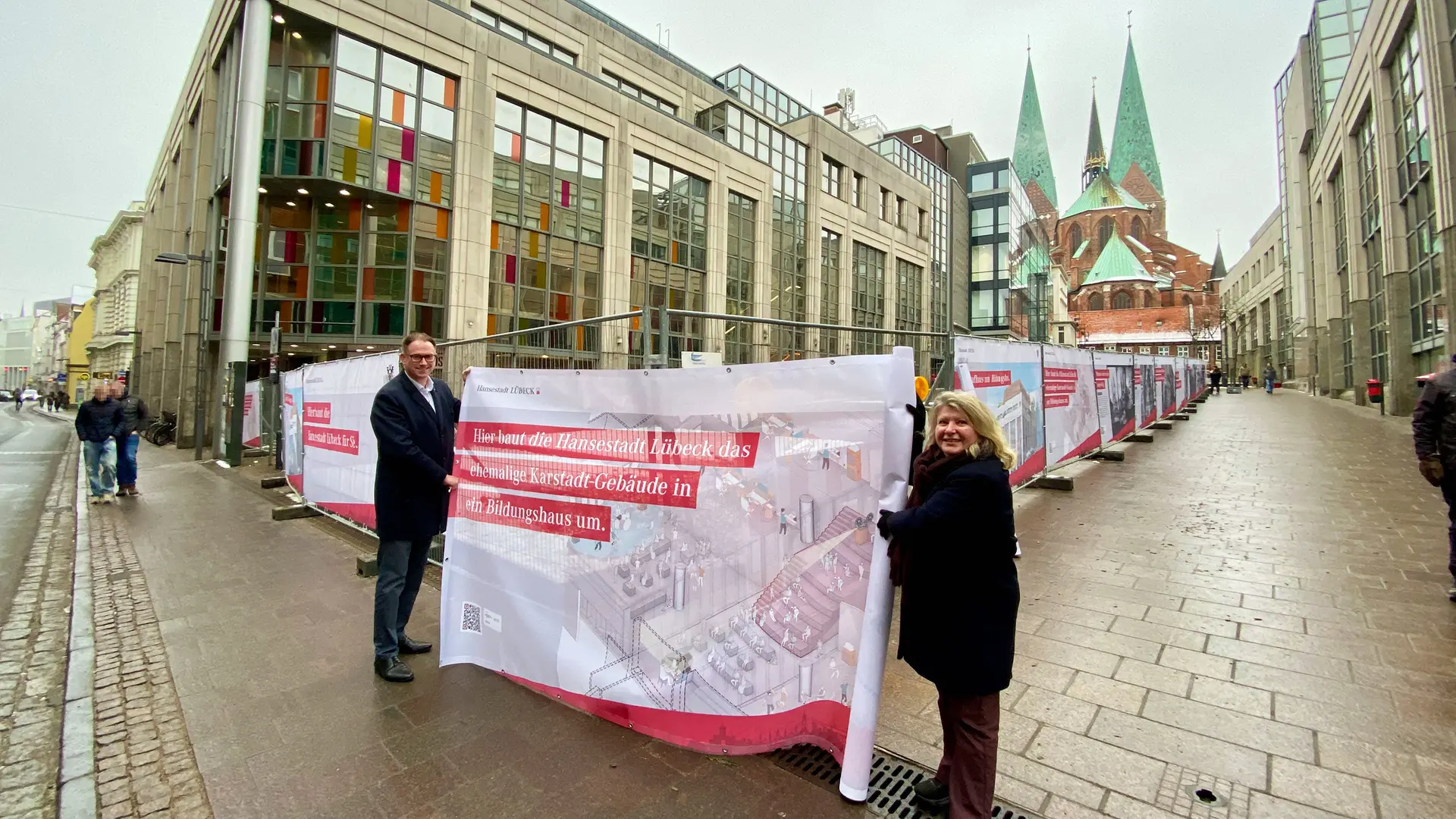 Umbau des Lübecker Karstadt-Hauses hat begonnen