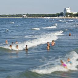 Baden am Timmendorfer Strand.