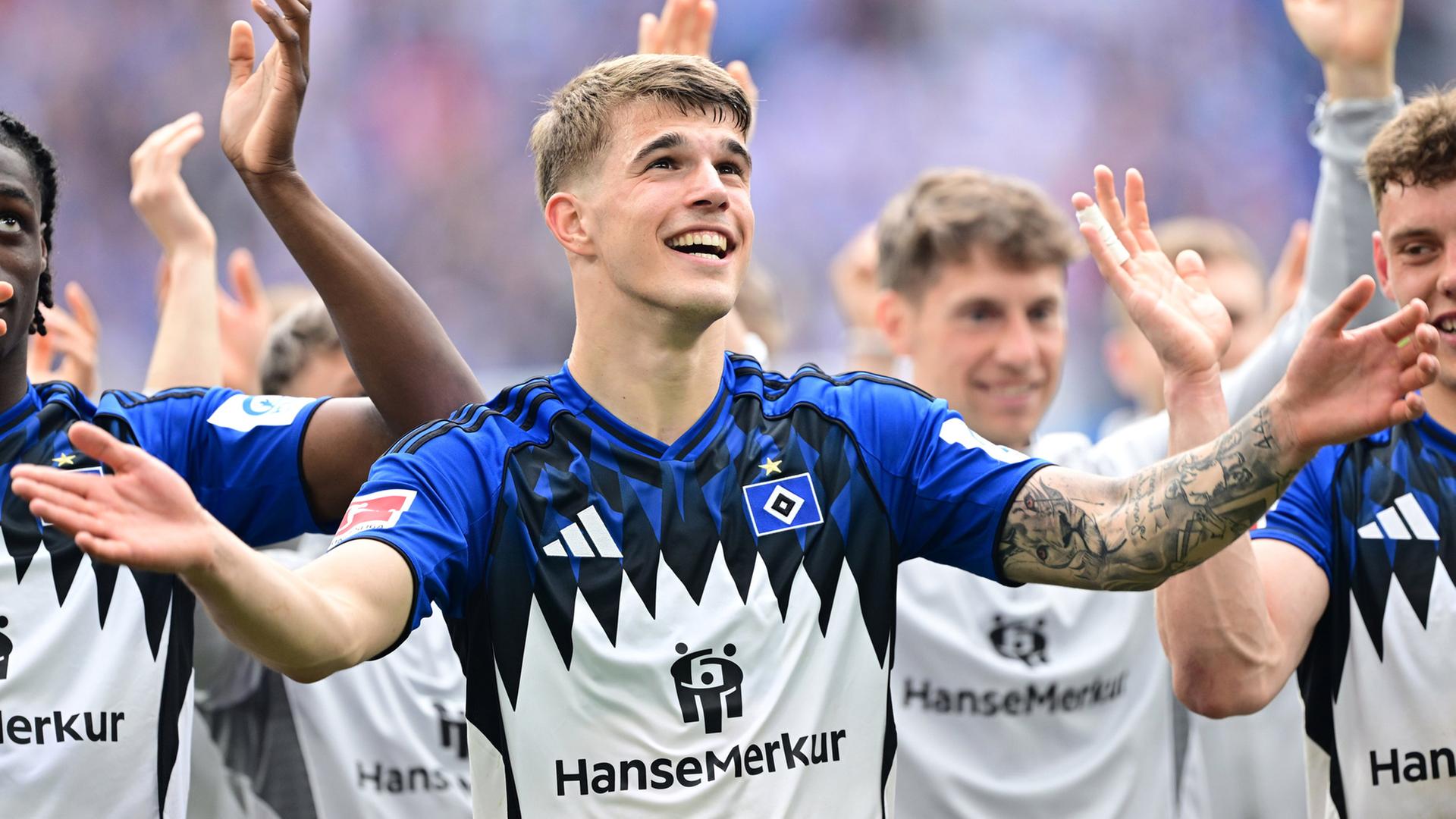 Luka Vuskovic im HSV-Trikot | Witters