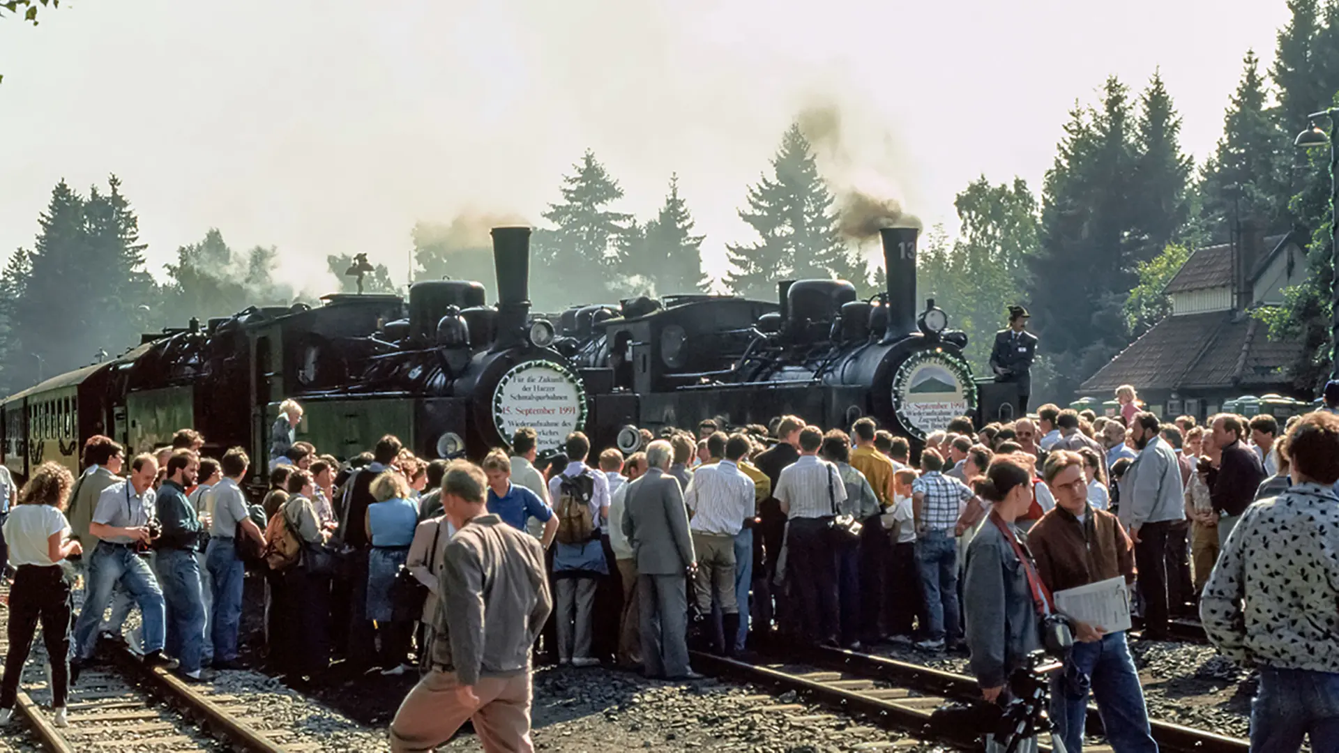 After a 30-year hiatus: The Brocken Railway steams again from 1991