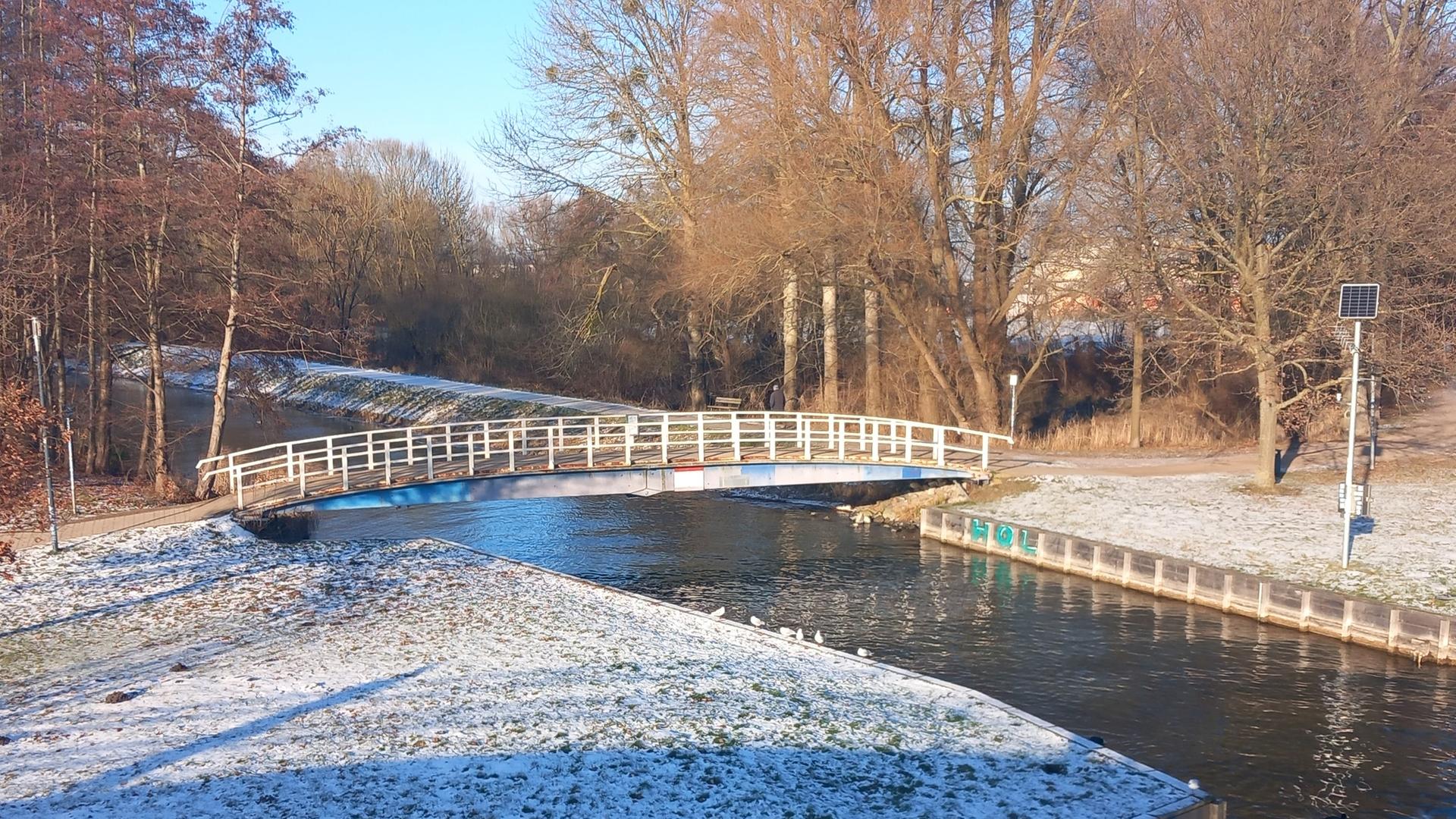 Brücke im Kulturpark Neubrandenburg wird ersetzt