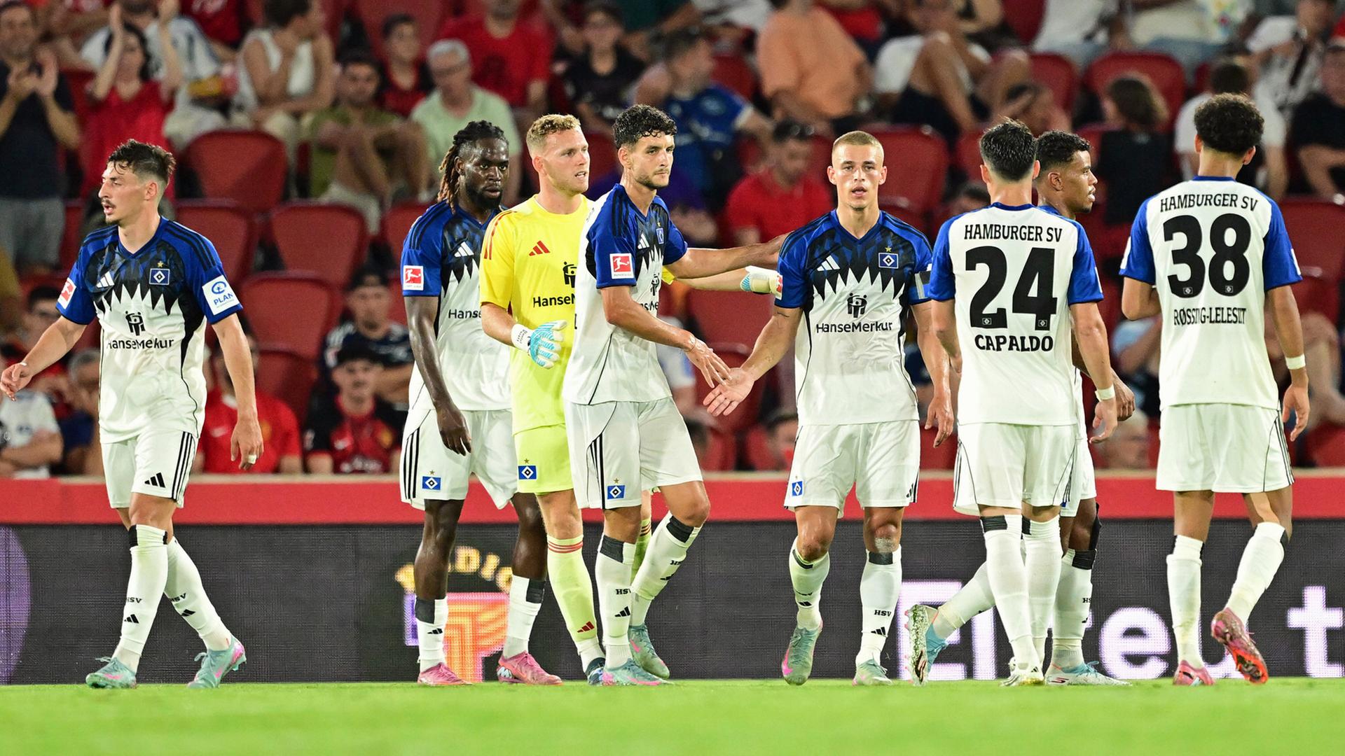 HSV-Profis nach dem Testspiel gegen RCD Mallorca | Witters