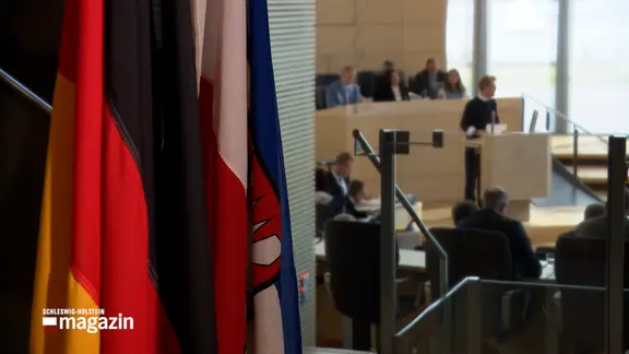 Der Plenarsaal im Landtag