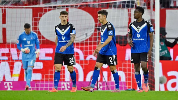 Enttäuschung bei den HSV-Spieler