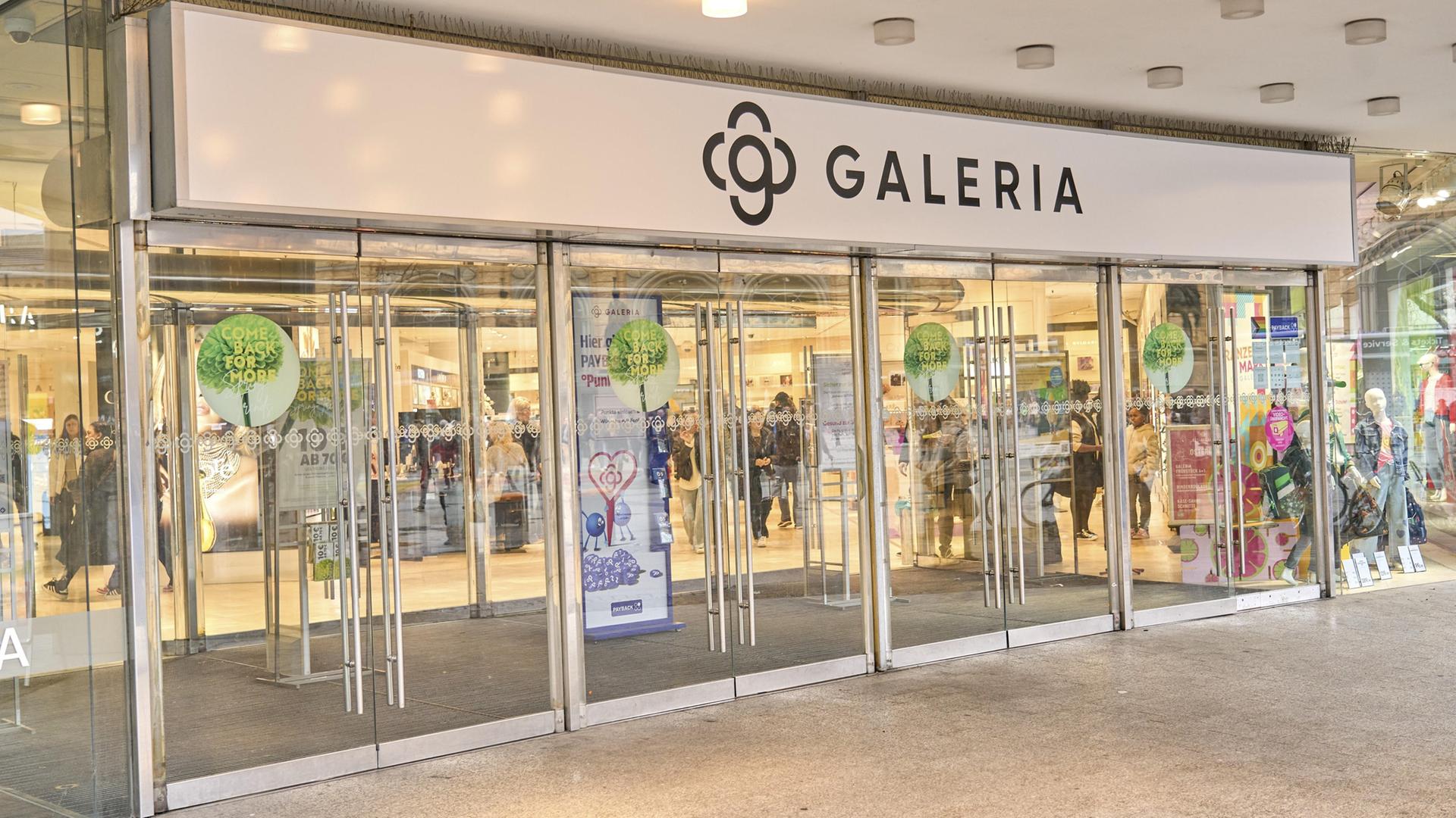 Der Eingang der Galeria-Filiale in der Innenstadt von Hannover | picture alliance / imageBROKER | street news