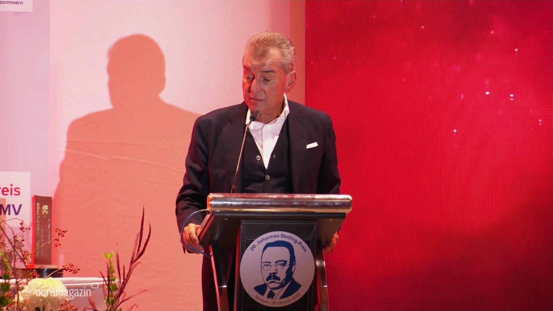 Friedman hält Festrede bei Johannes-Stelling-Preis in Schwerin