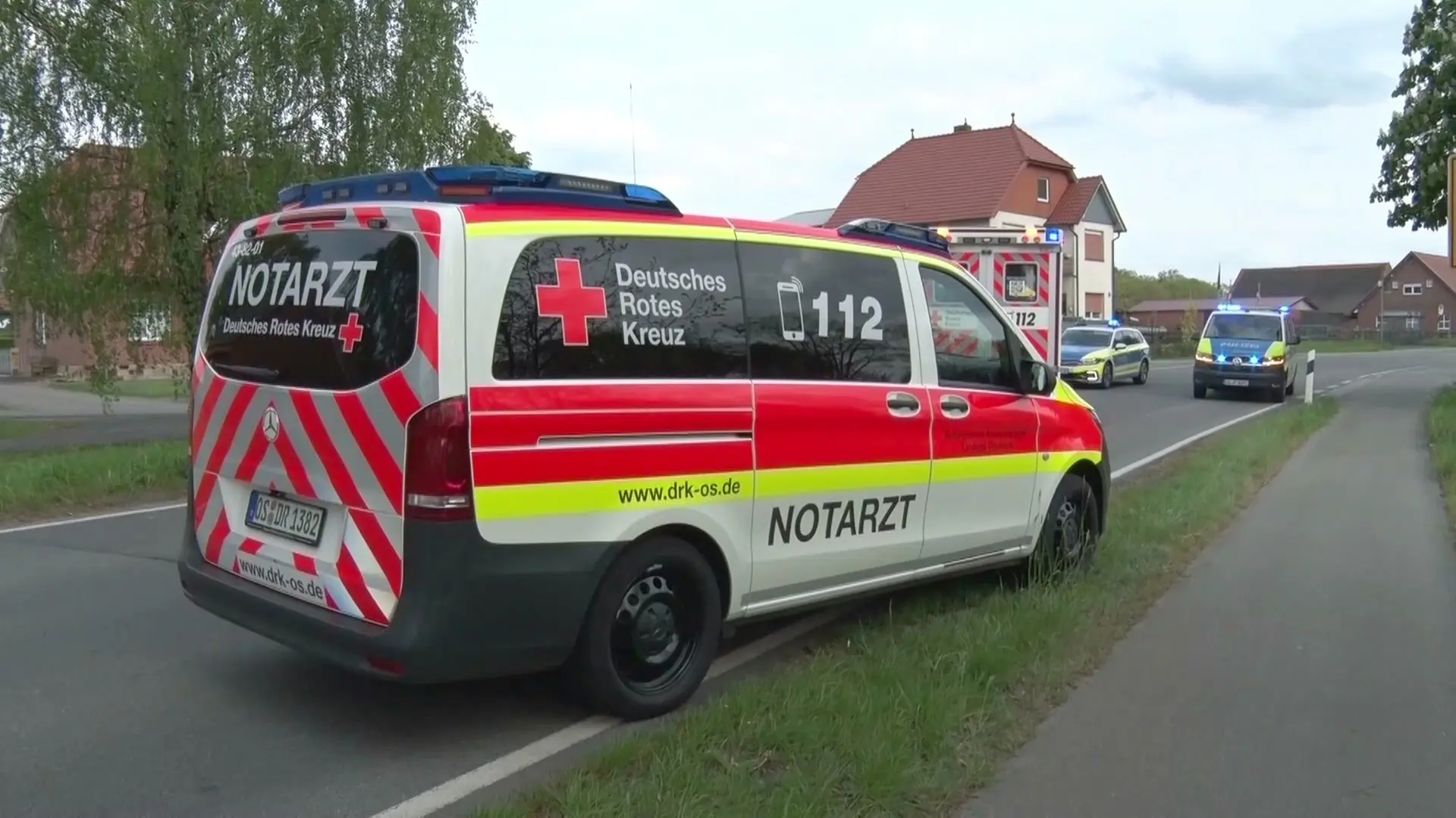 Achtjähriger bei Unfall in Merzen lebensgefährlich verletzt
