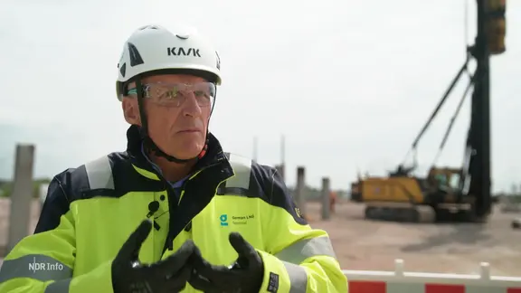 Frank Laurich, der Sprecher der Projektgesellschaft German LNG. 