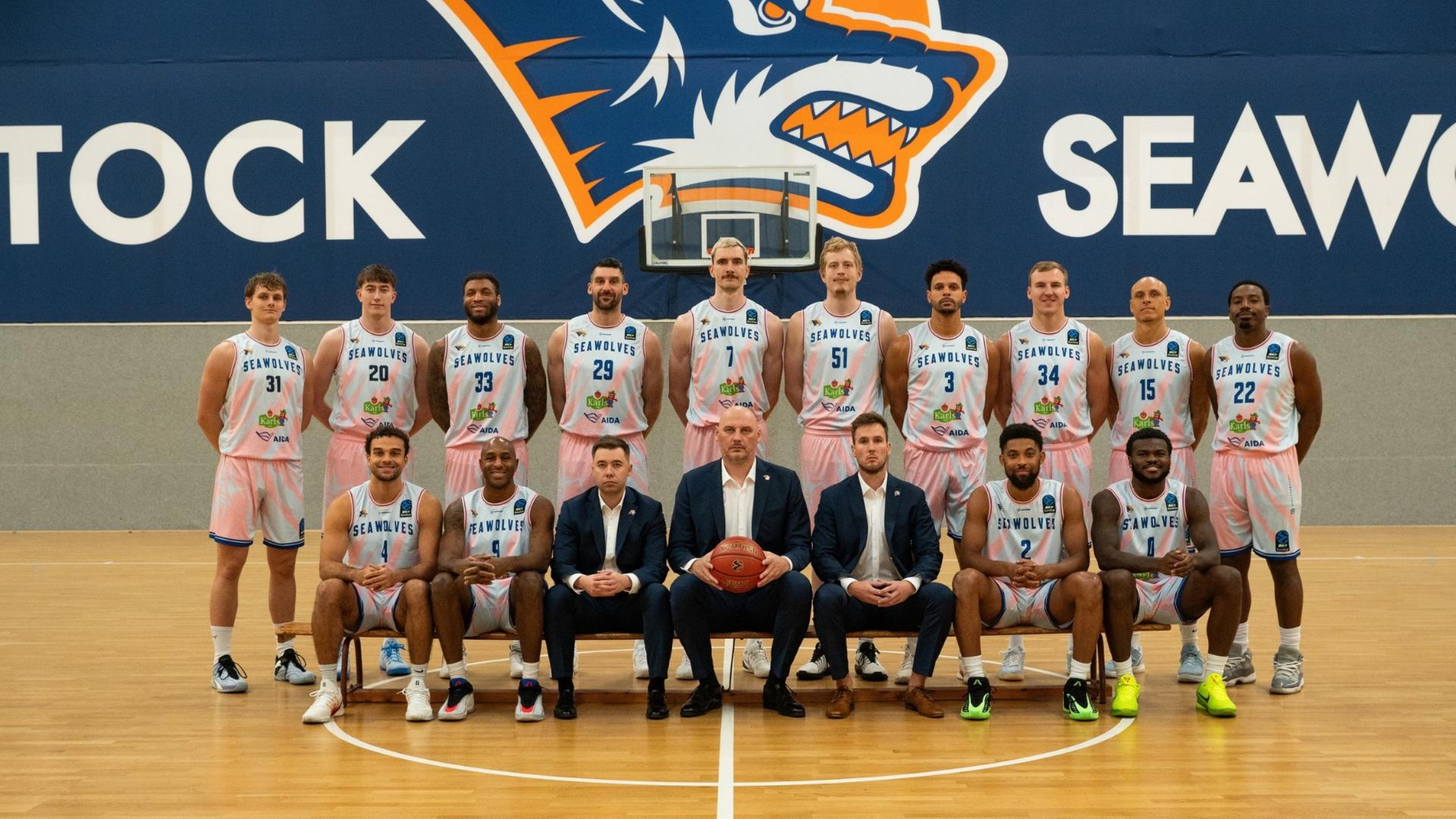 Teamfoto der Rostock Seawolves | Erik Schwiderski