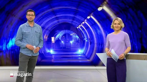 Christopher Scheffelmeier und Marie-Luise Bram.