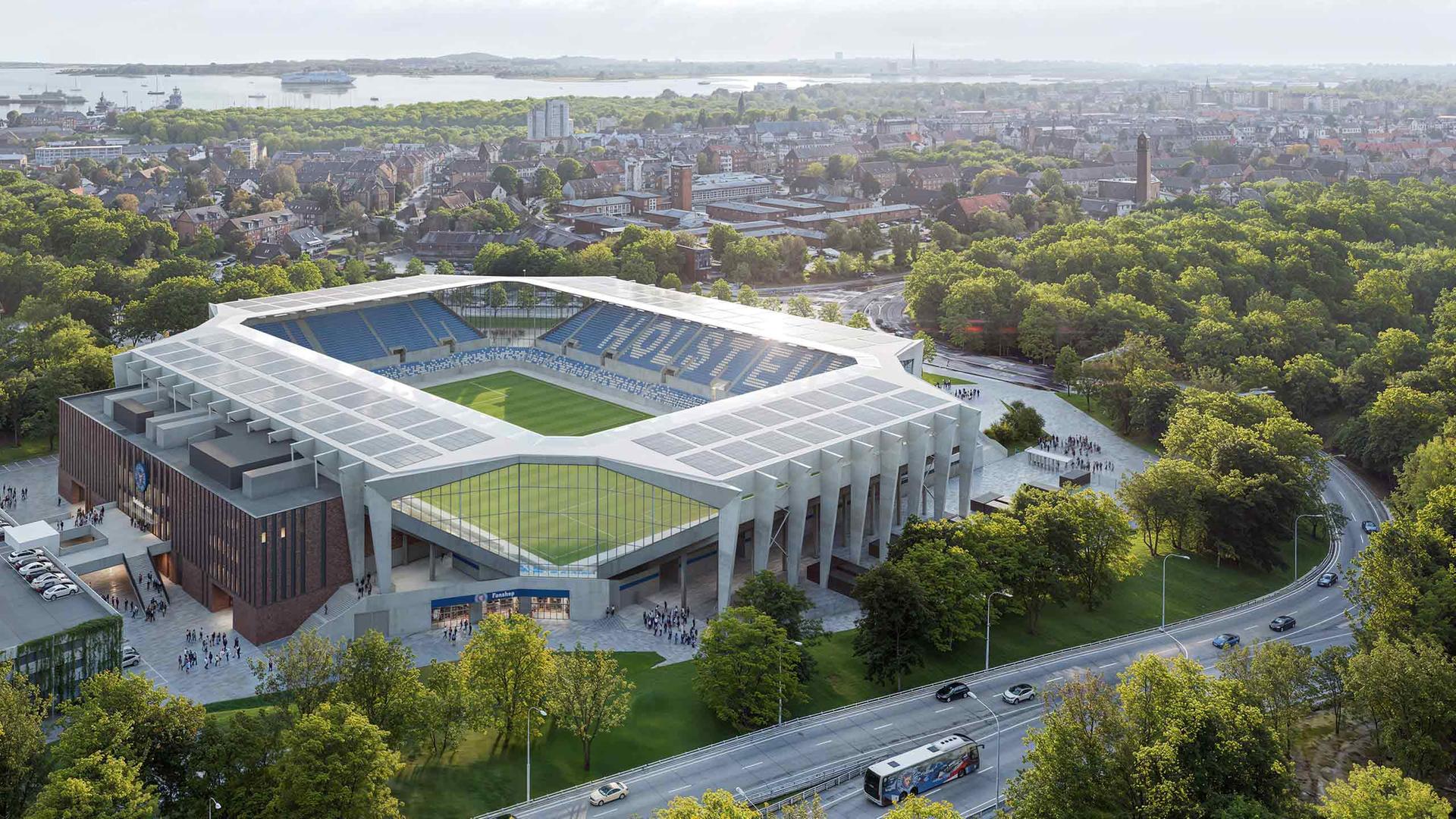 Holstein-Stadion-Umbau: Bauarbeiter rücken an – so geht es weiter
