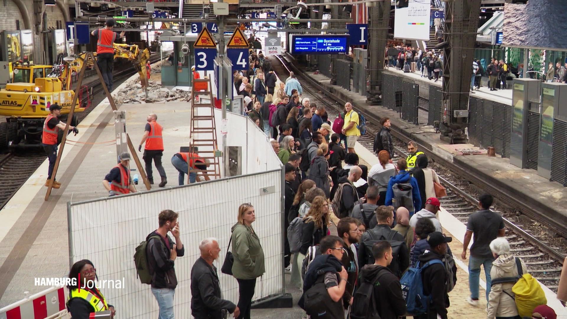 Bauarbeiten am Hauptbahnhof: S-Bahnen am Wochenende eingeschränkt
