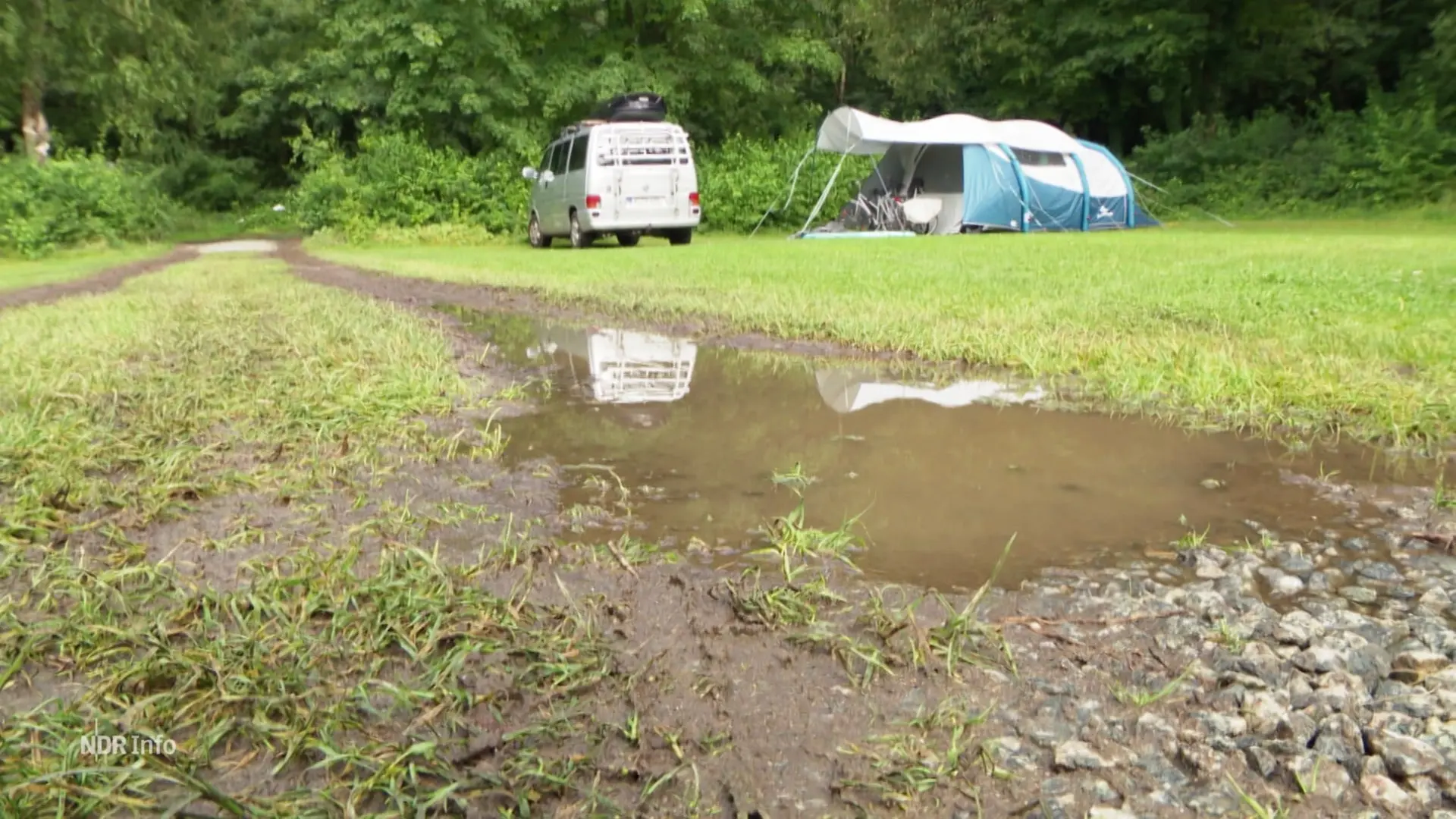 Camper-Frust: Warten auf die Sonne