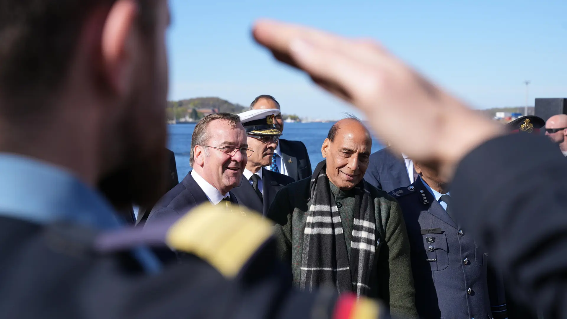 TKMS in Kiel: Verteidigungsminister Pistorius besucht U-Boot-Werft