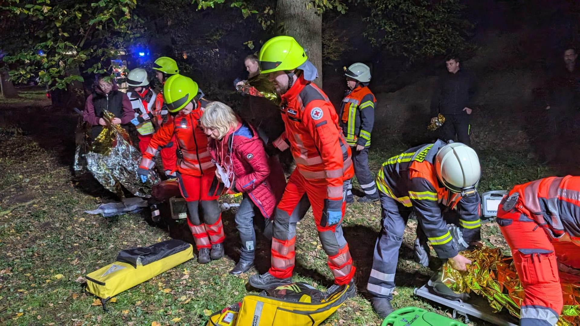 Sechs Feuerwehren eilen zum Rettungseinsatz - alles nur Übung