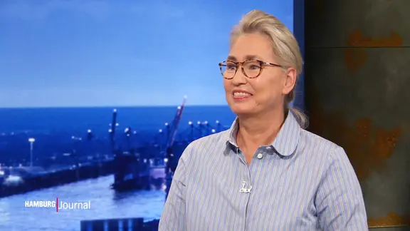 Hendrike Blandow-Schlegel im Studio.