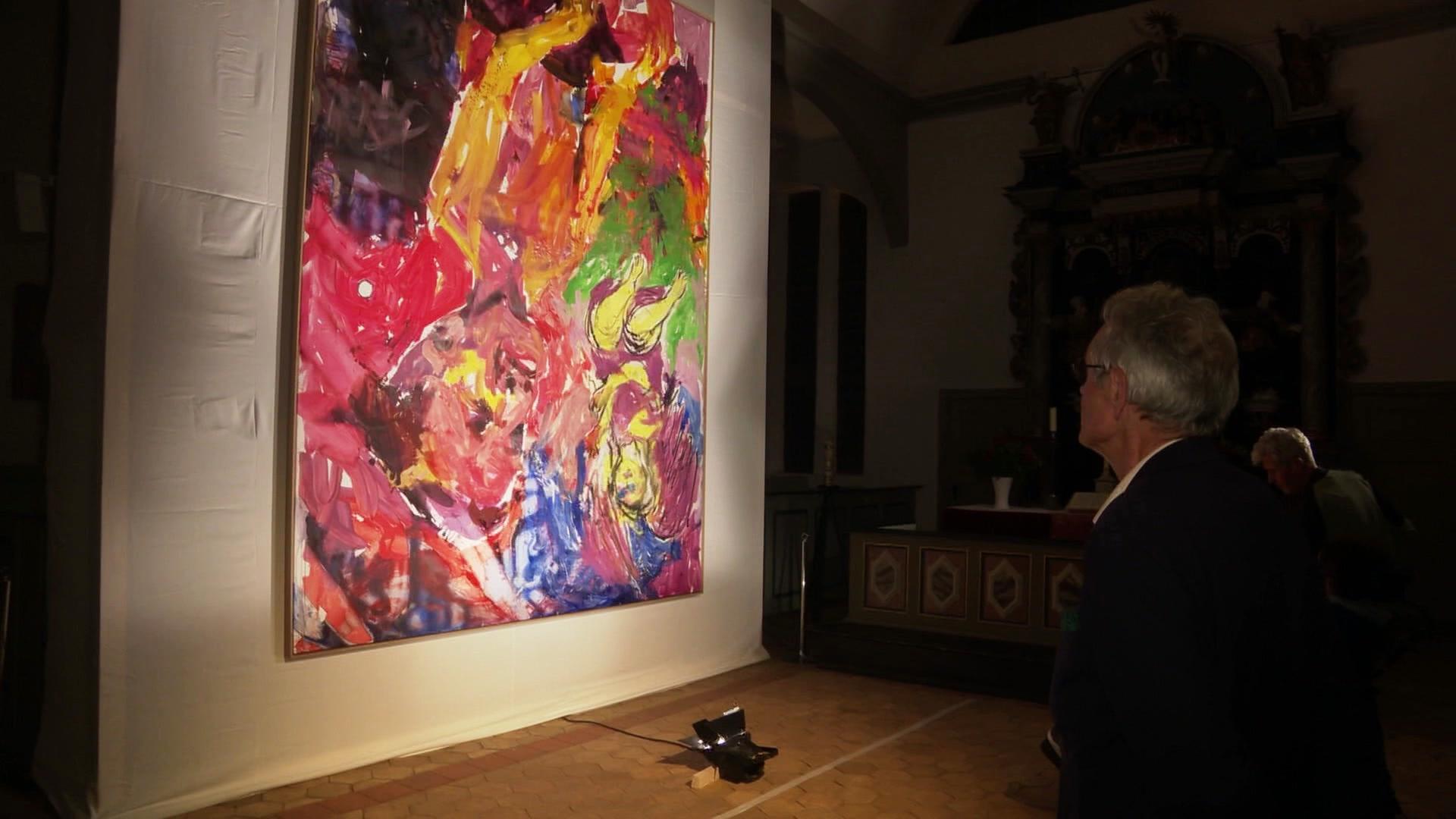 Seemannskirche in Prerow zeigt Gemälde von Georg Baselitz