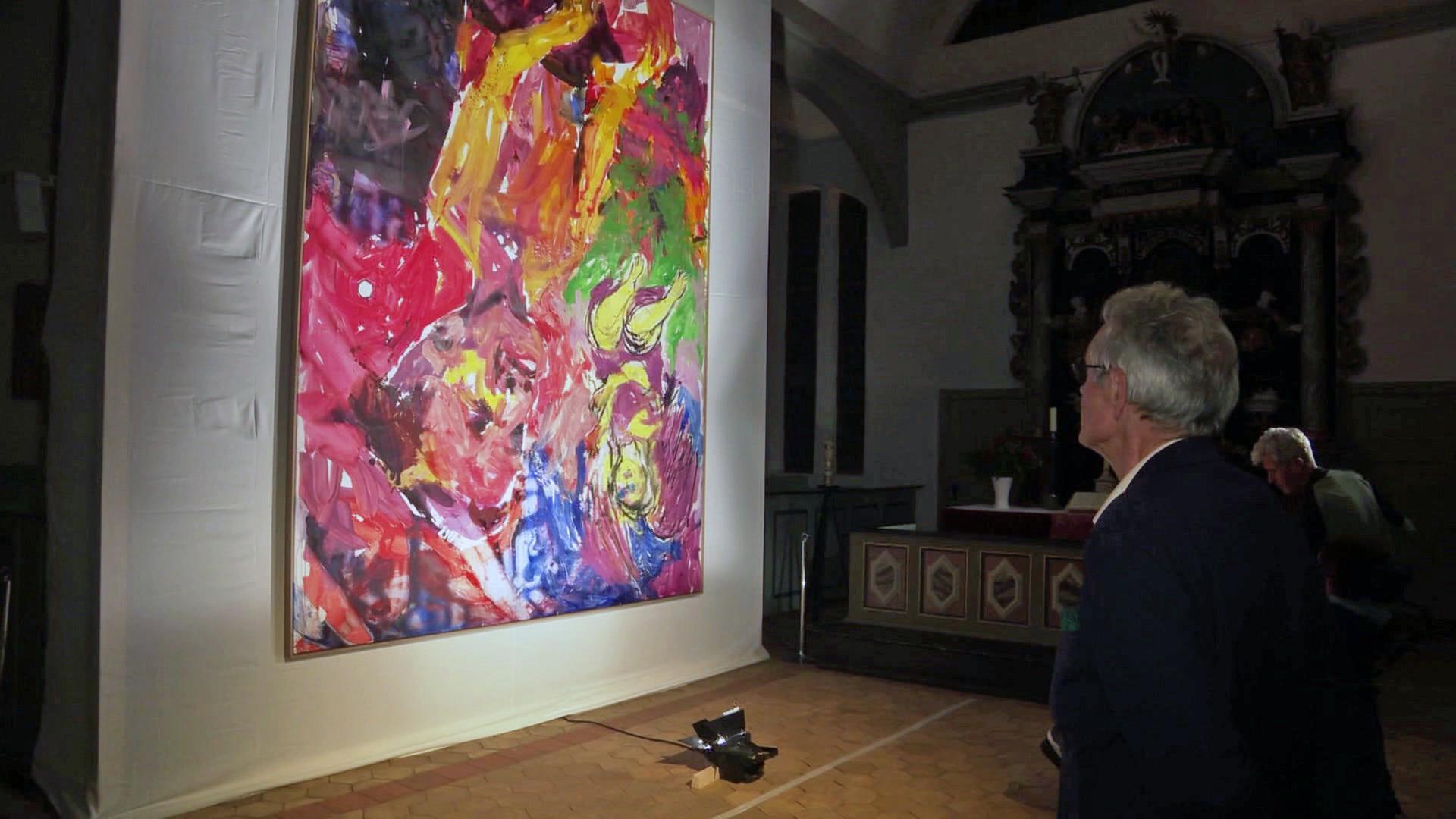 Baselitz-Gemälde in Prerower Kirche: Abschied vom Meister