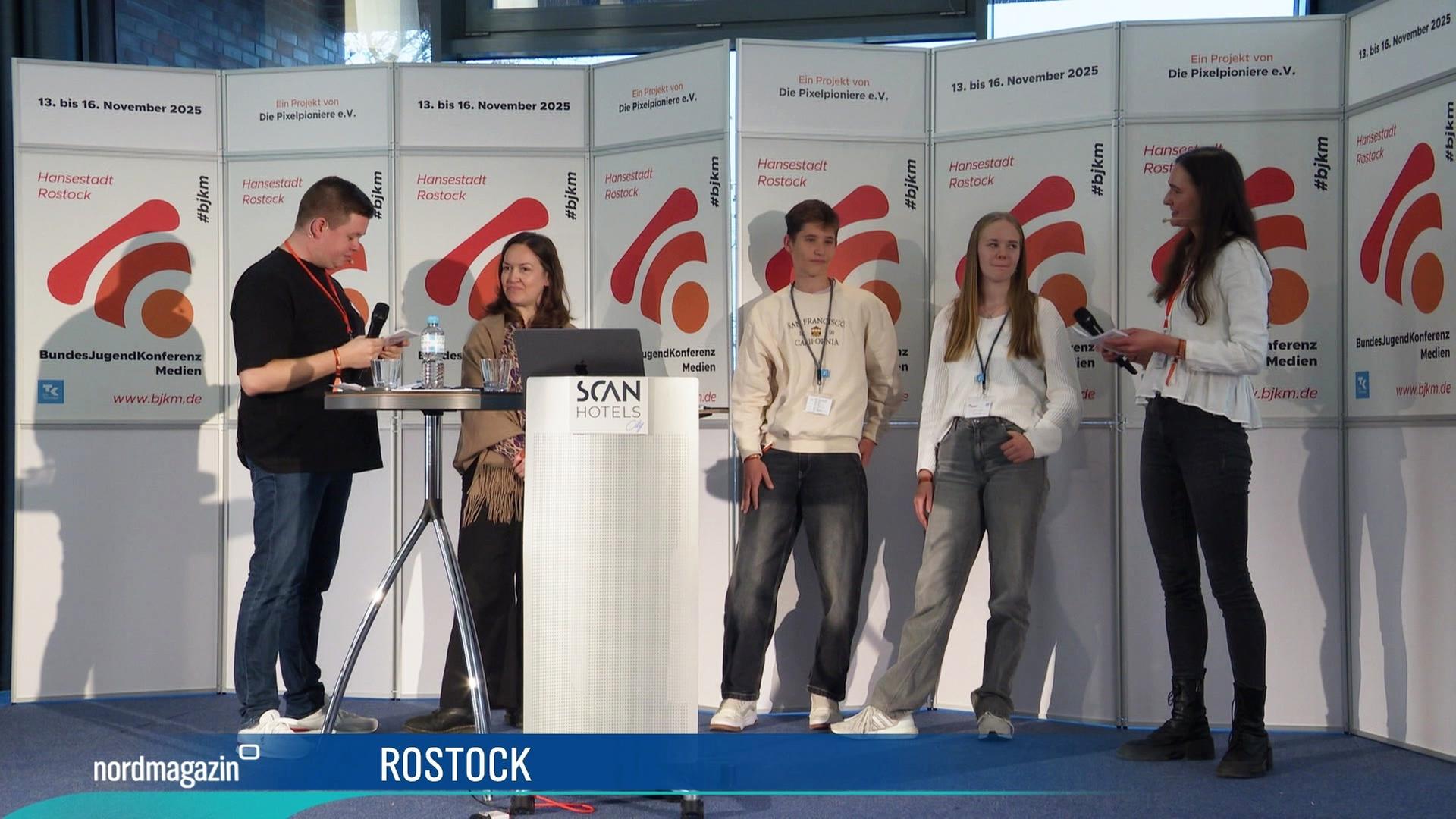 Auftakt der Bundesjugendkonferenz Medien in Rostock