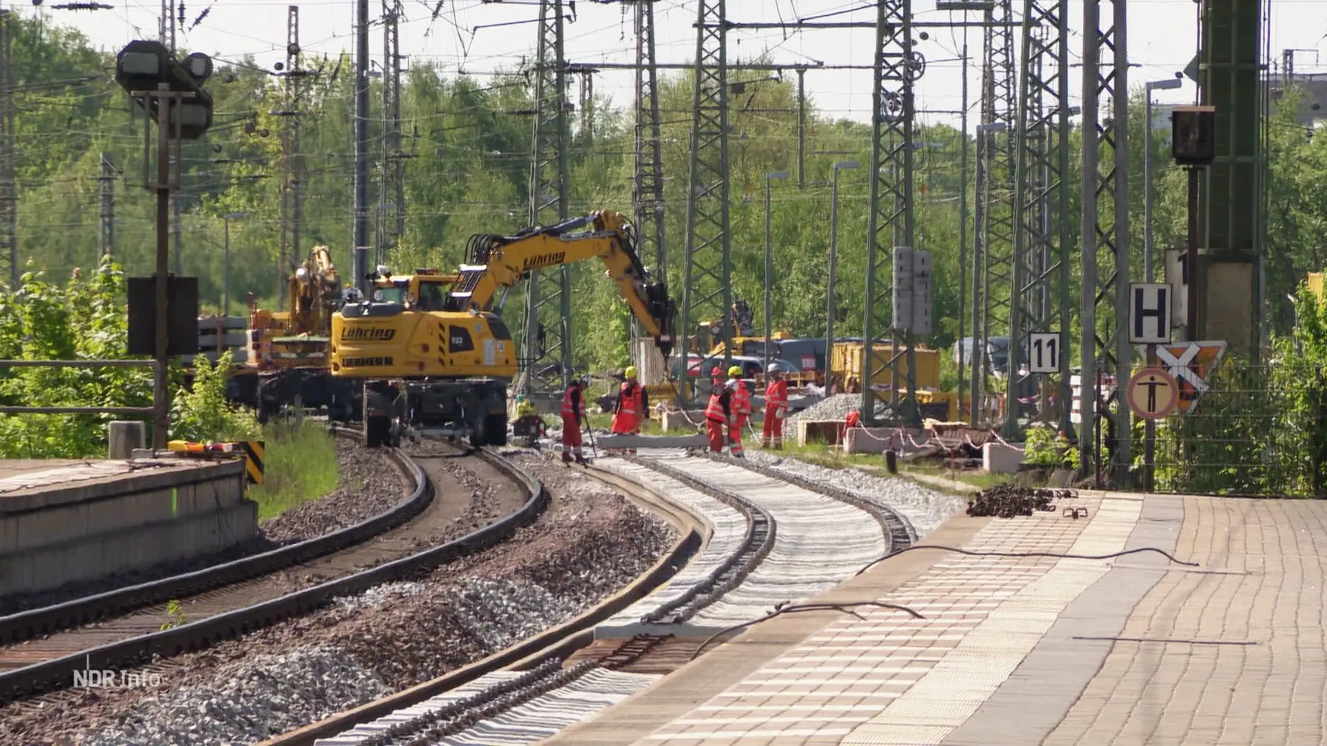Bahnbaustelle Hamburg-Hannover: So geht es voran