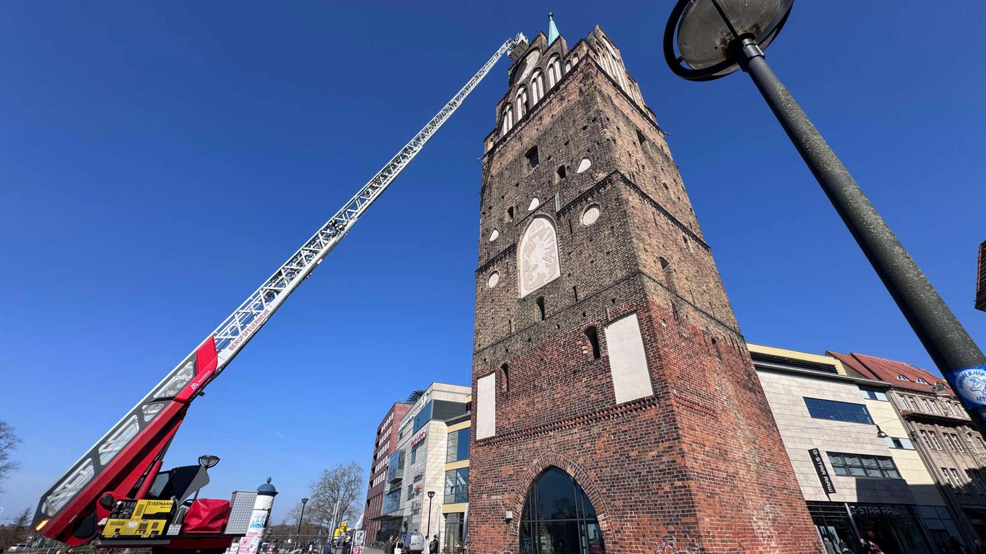 Kröpeliner Tor in Rostock: Fassade wird untersucht