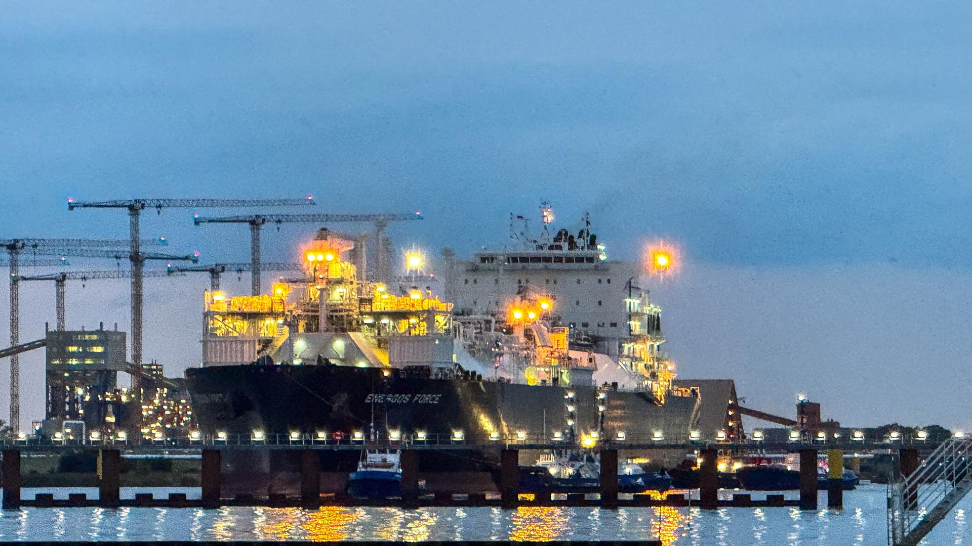 Das schwimmende LNG-Terminal 