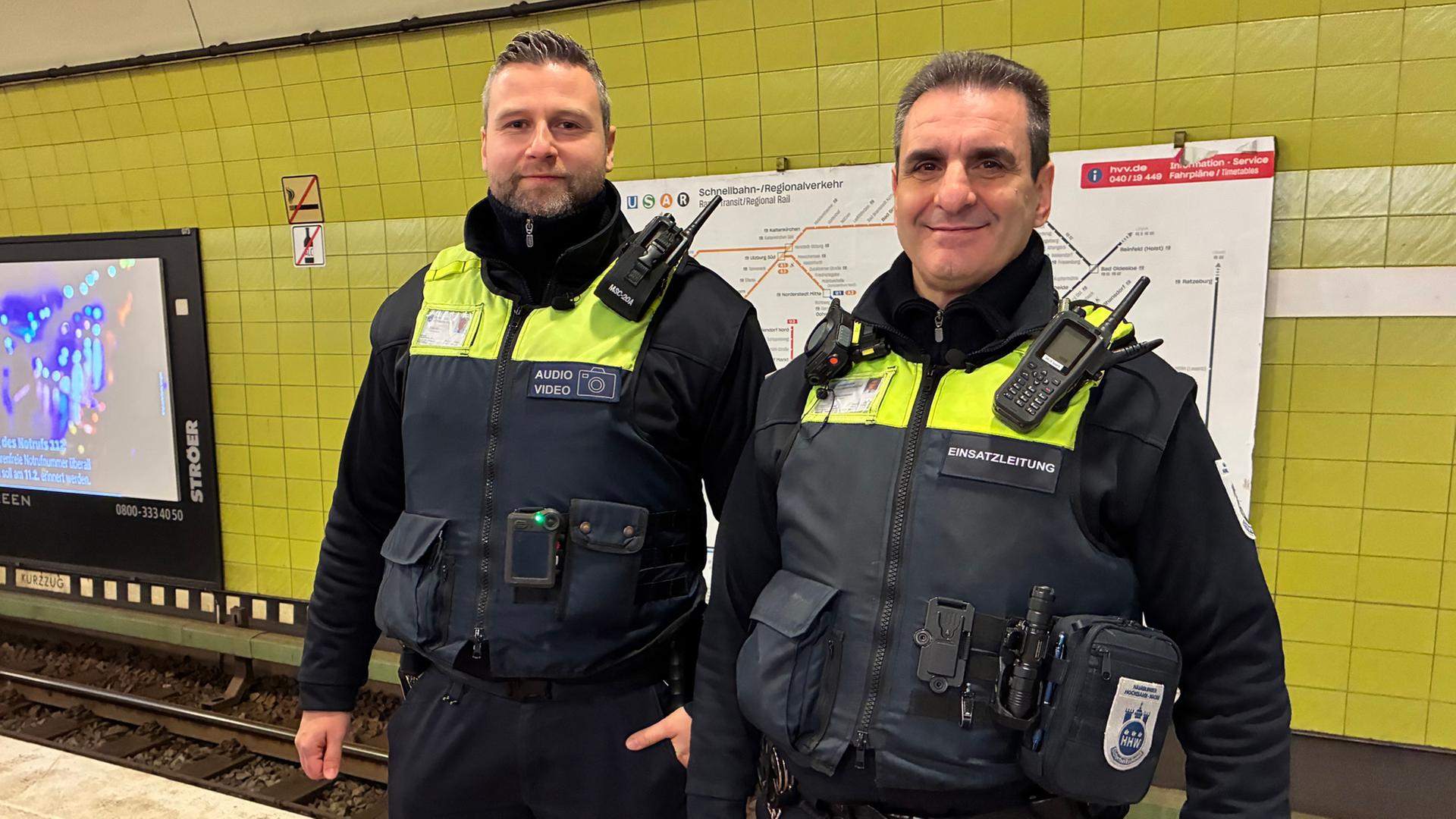 Hamburger Hochbahn-Wache: Bodycams bald flächendeckend im Einsatz
