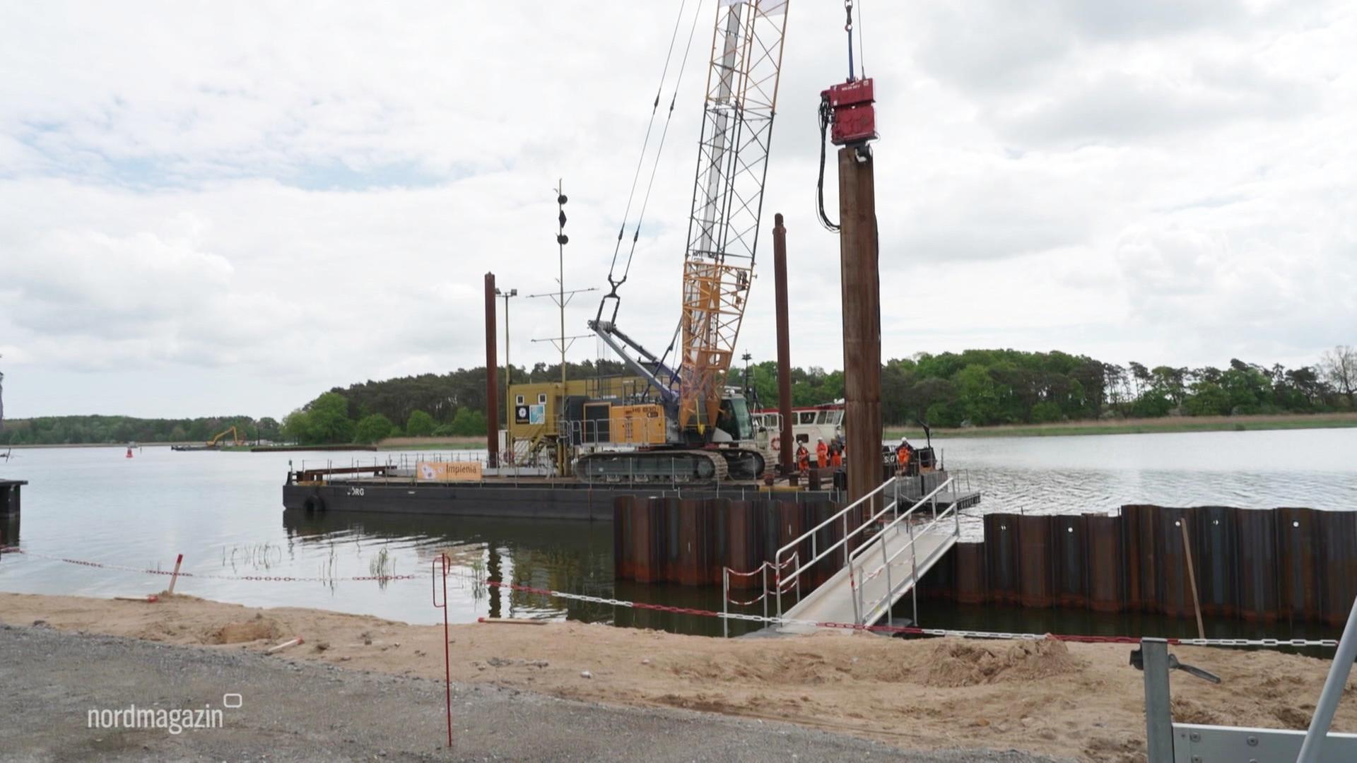 Ortsumgehung Wolgast: Bohrungen für Peenestrombrücke beginnen