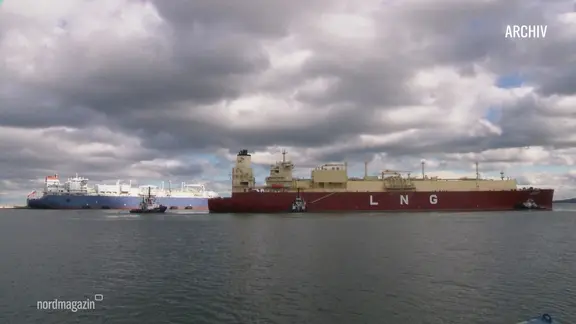 Ein LNG-Terminal.