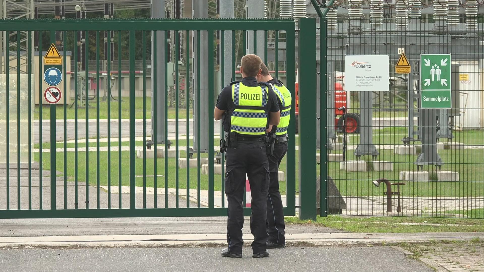 Angriffe auf Umspannwerke: Hamburger Polizei prüft Energieanlagen