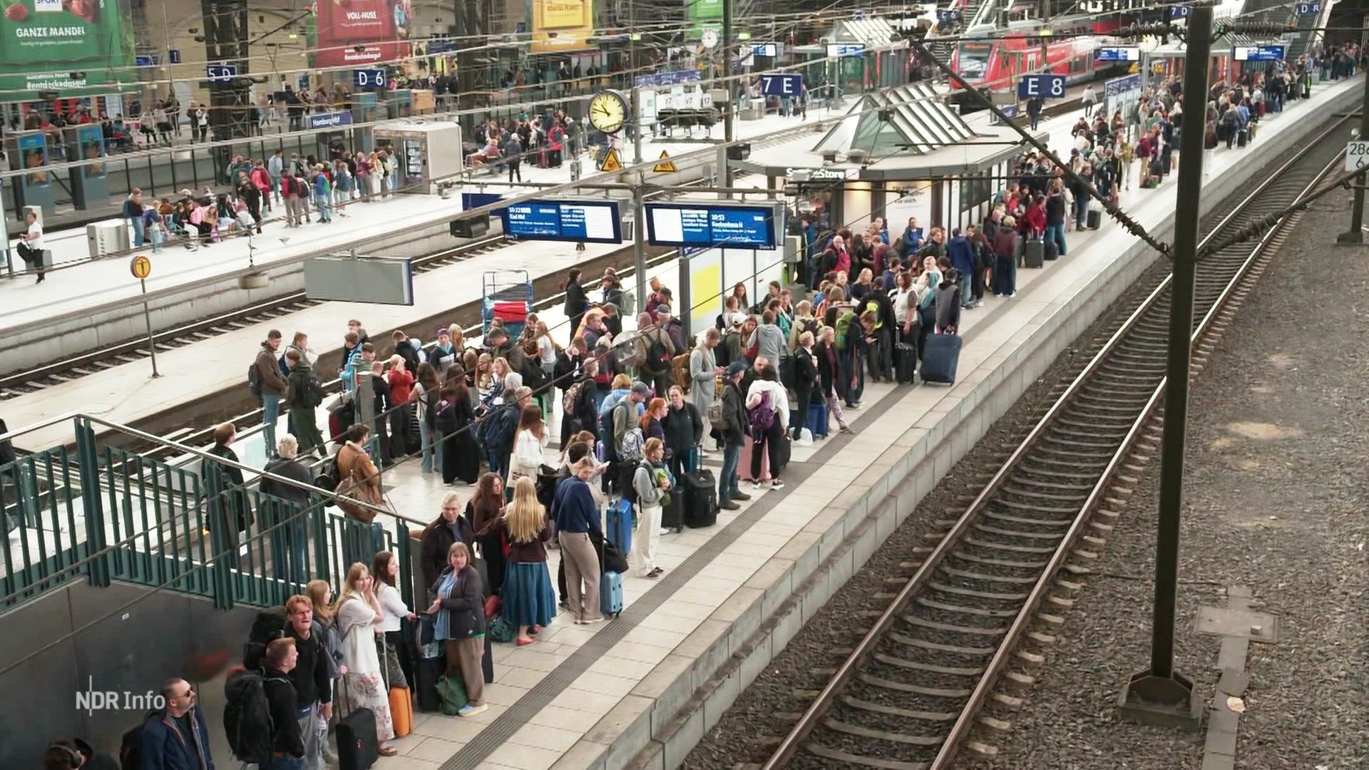 Oberleitungsstörung legt Bahnverkehr im Norden lahm