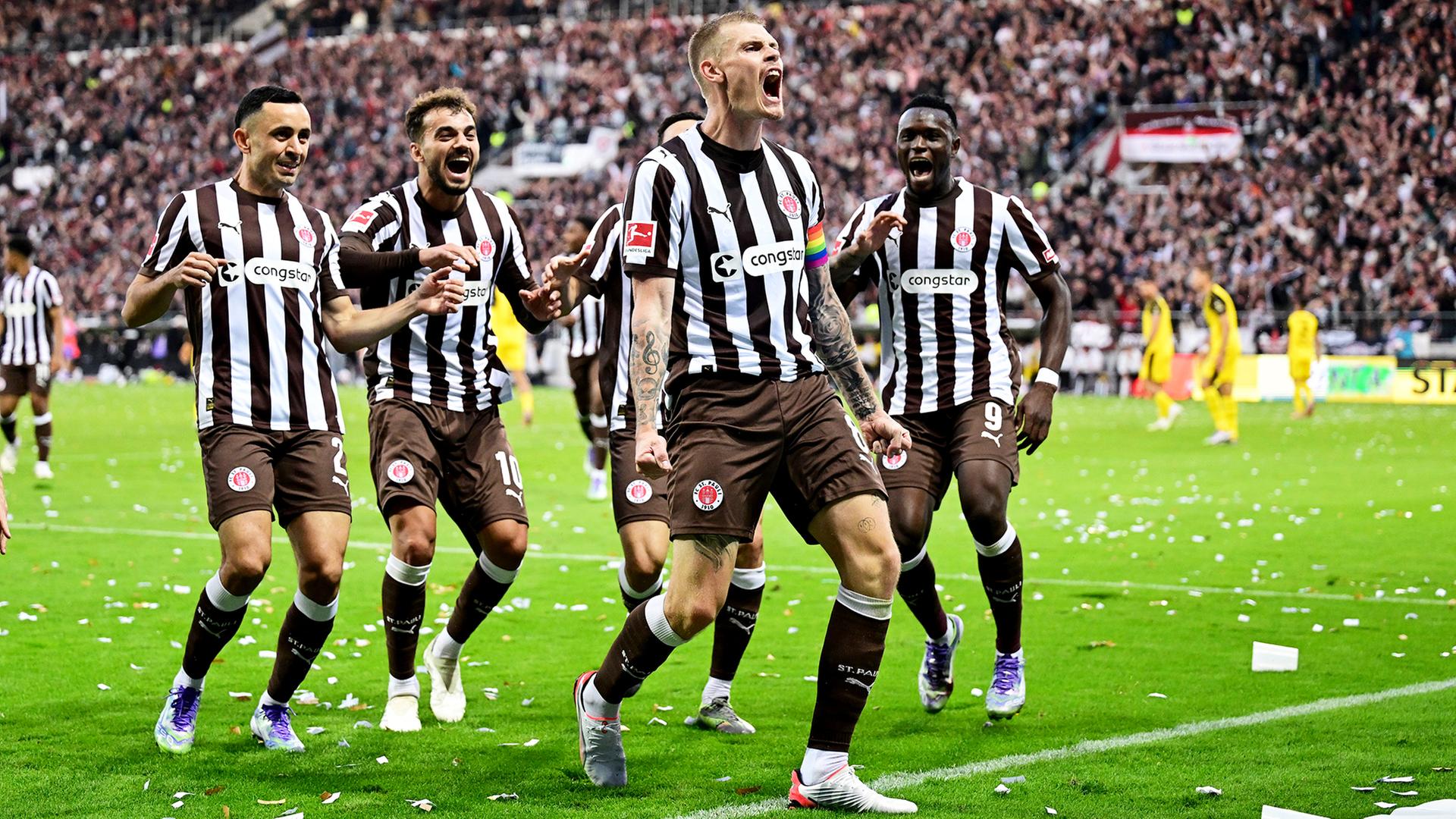 Ein Wahnsinns-Spiel! St. Pauli trotzt Dortmund ein 3:3 ab