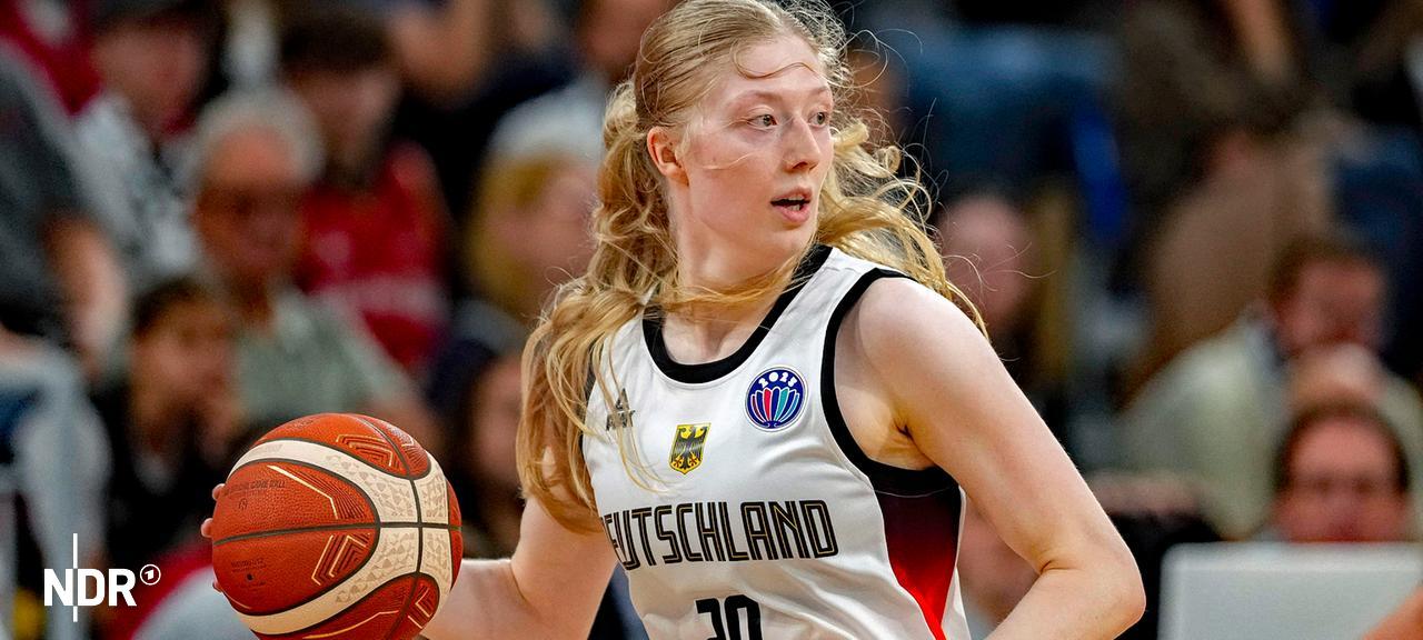 Die deutsche Basketball-Nationalspielerin Frida Bühner | IMAGO/Oliver Zimmermann Die deutsche Basketball-Nationalspielerin Frida Bühner