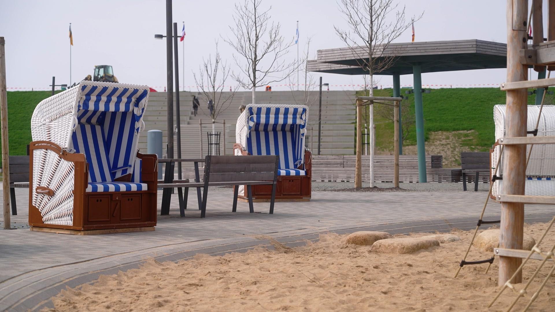 Neuer Deich in Friedrichskoog fertig: Badestelle wieder zugänglich