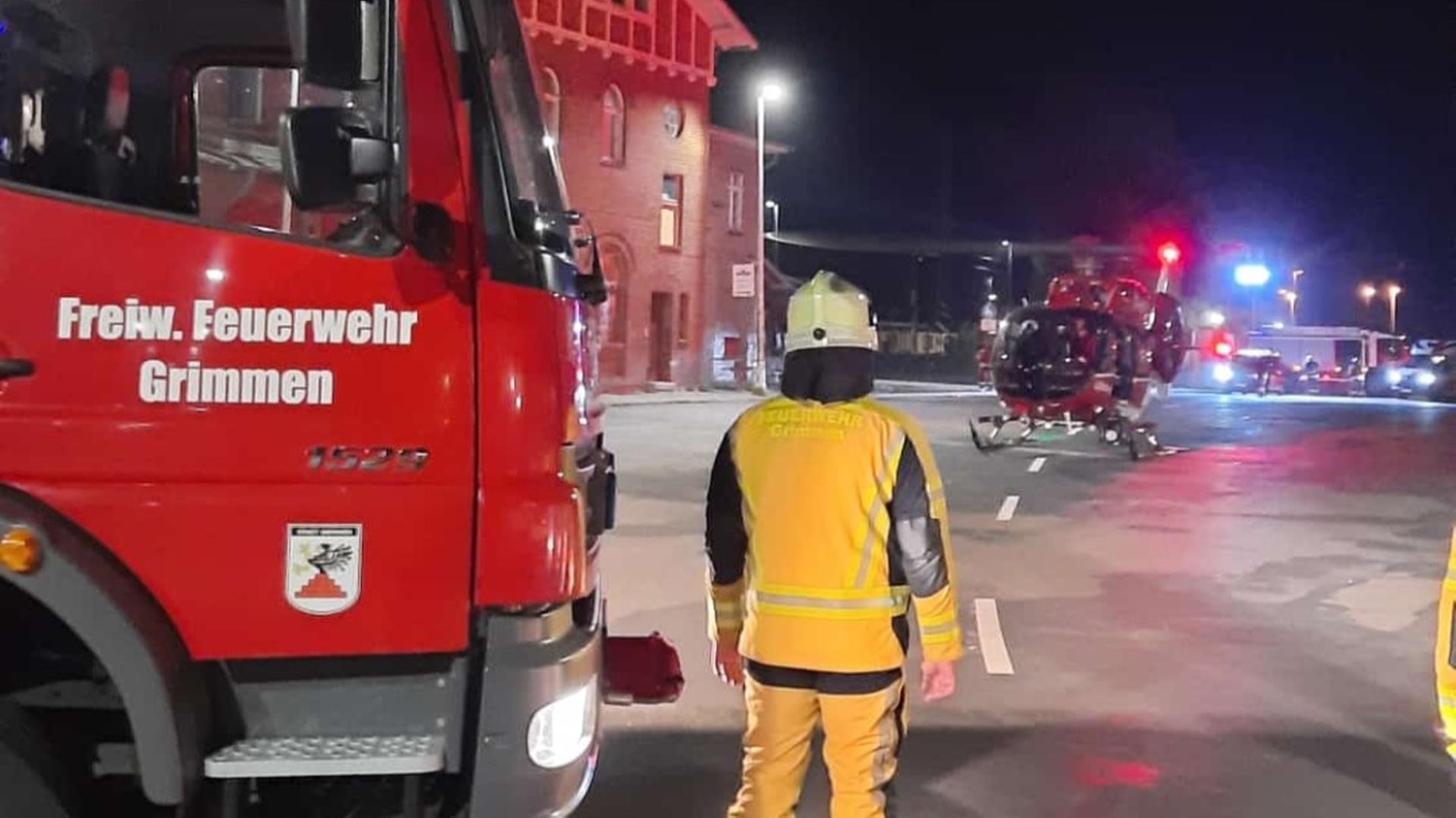 Grimmen: Vater bei Brand in Gartenlaube schwer verletzt