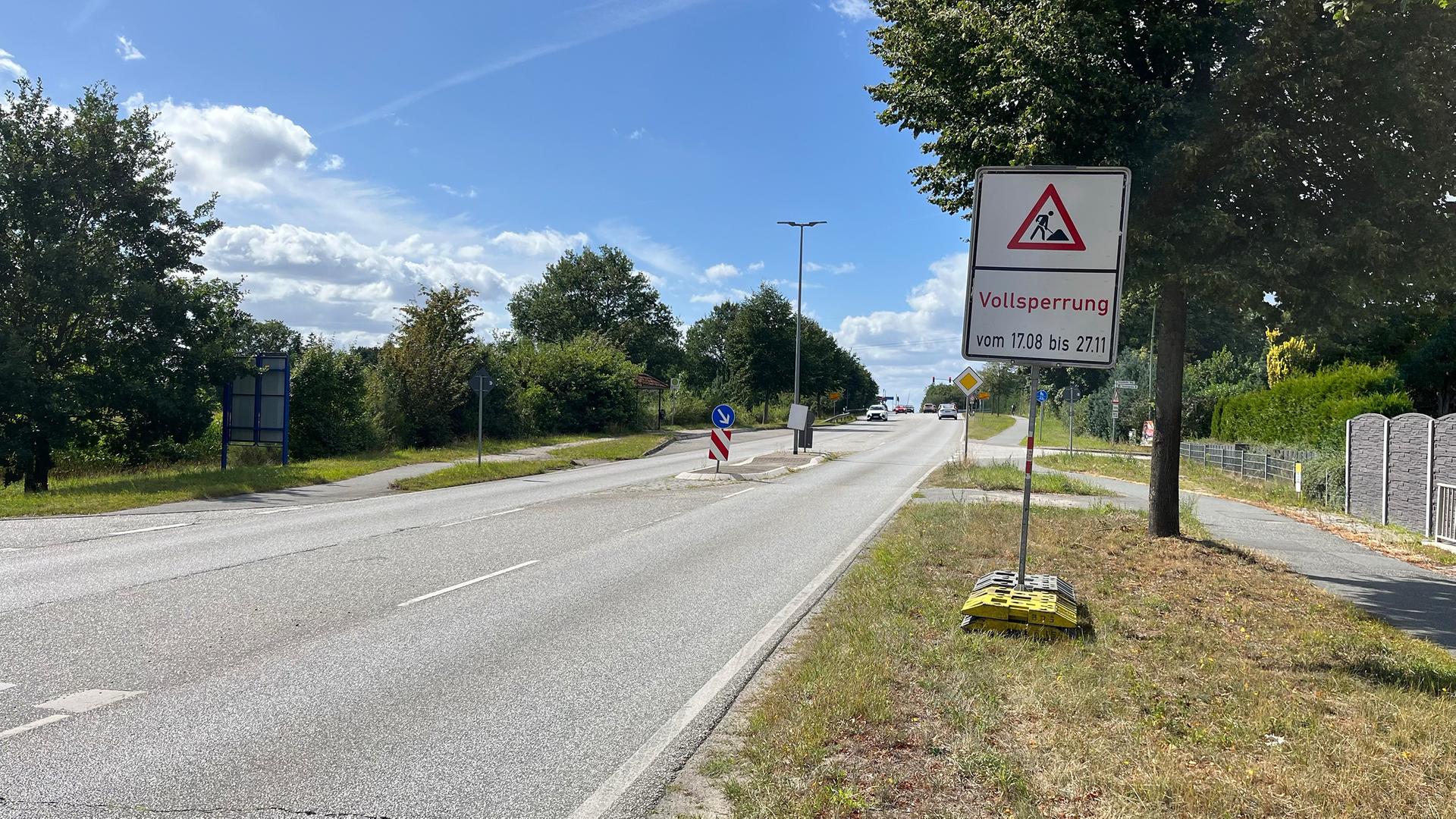 B430 wird saniert: Sperrung zwischen Neumünster und Wasbek