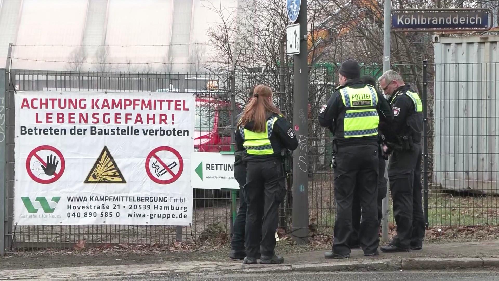 Fliegerbombe nahe der Köhlbrandbrücke entschärft