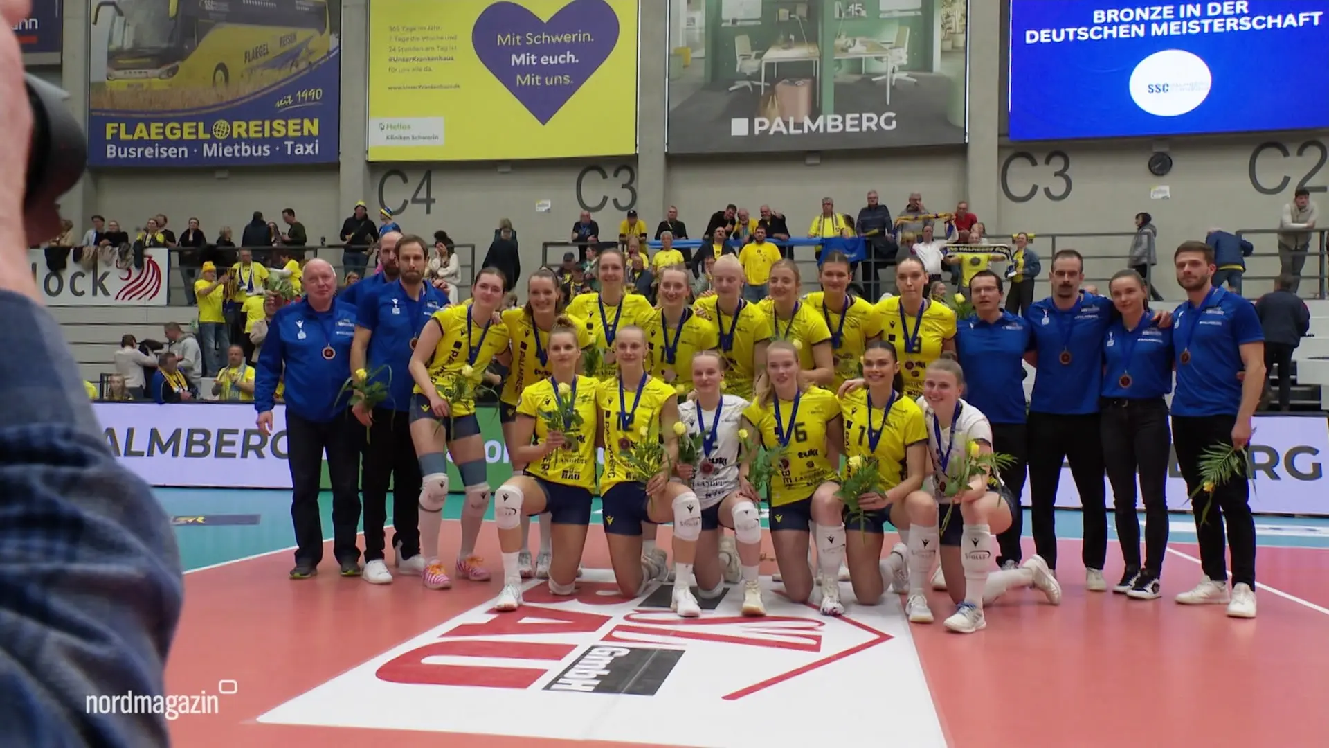 Schweriner Volleyballerinnen im Meister-Rennen gescheitert