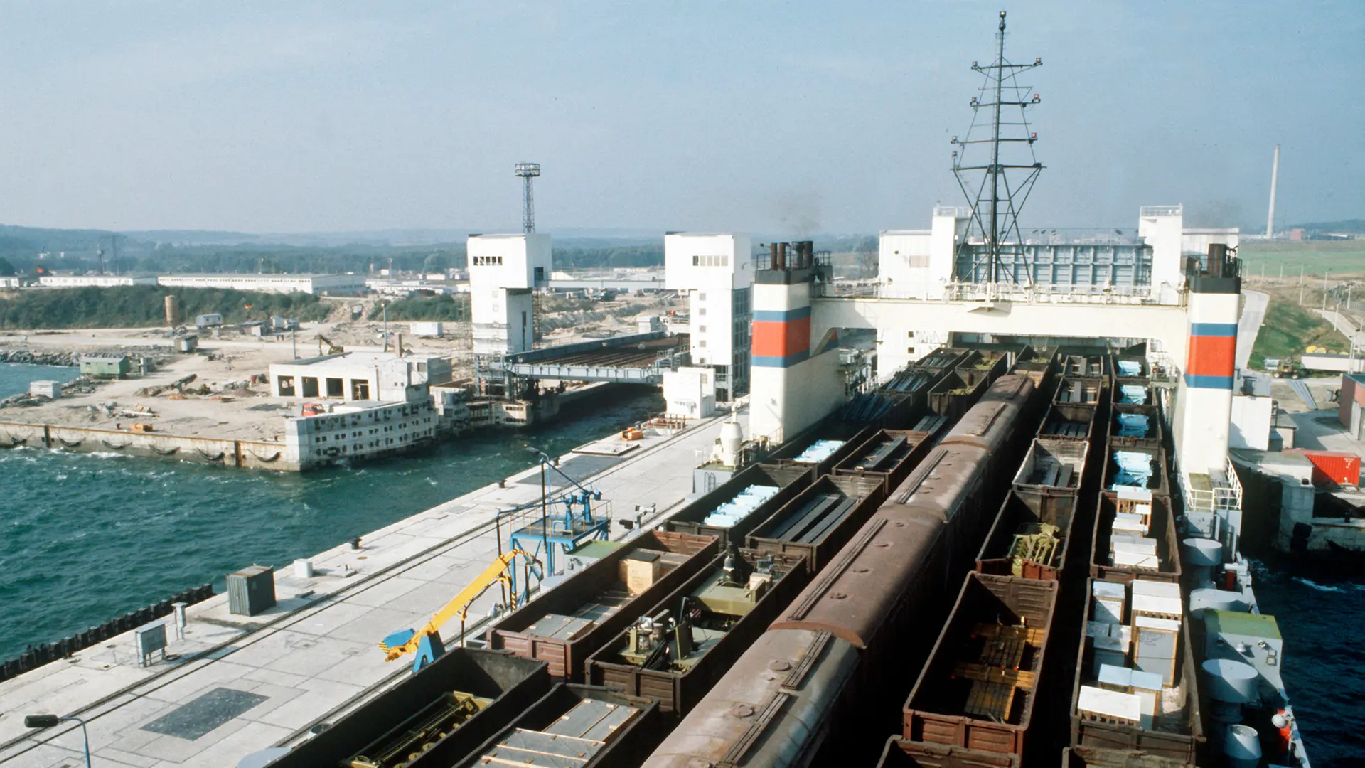 In 1986, Rügen got a new ferry port with Mukran