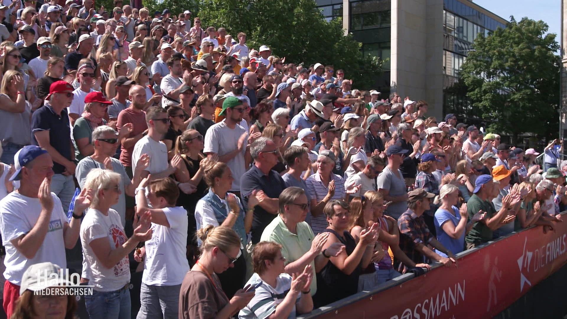 Das Publikum bei den Finals in Hannover.  | Screenshot