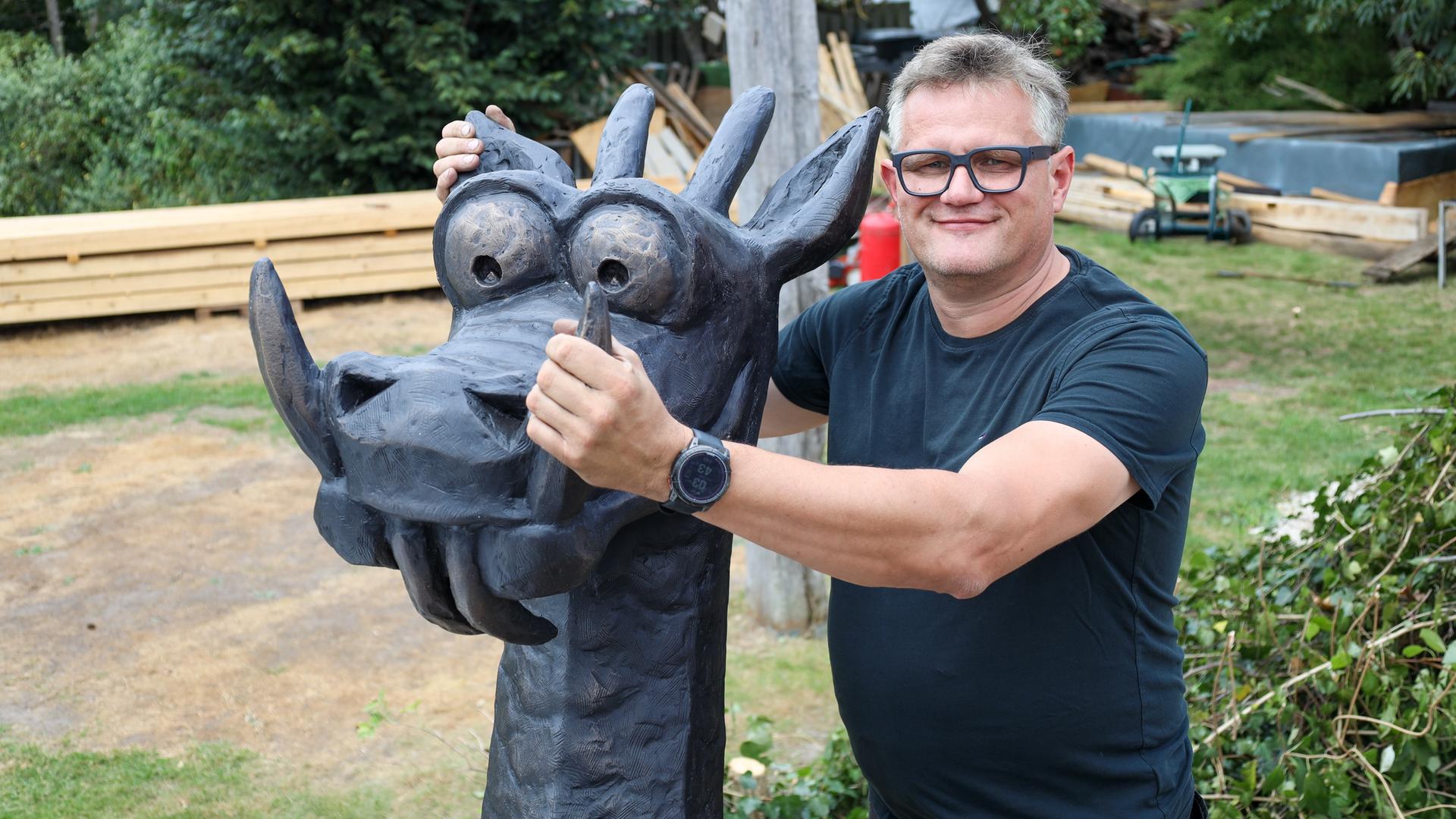 Bronzeskulptur "Nandolino" als Geschenk für Schwerin