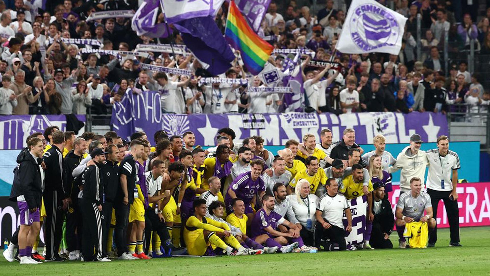 Rekord im DFB-Pokal: HEBC schlägt sich gegen Borussia Dortmund im Volksparkstadion tapfer