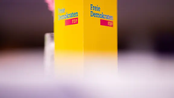 Schriftzüge der FDP Landtagsfraktion