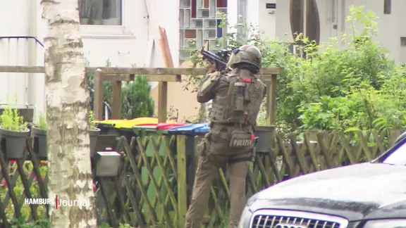 Ein SEK-Einsatz in der Legienstraße.
