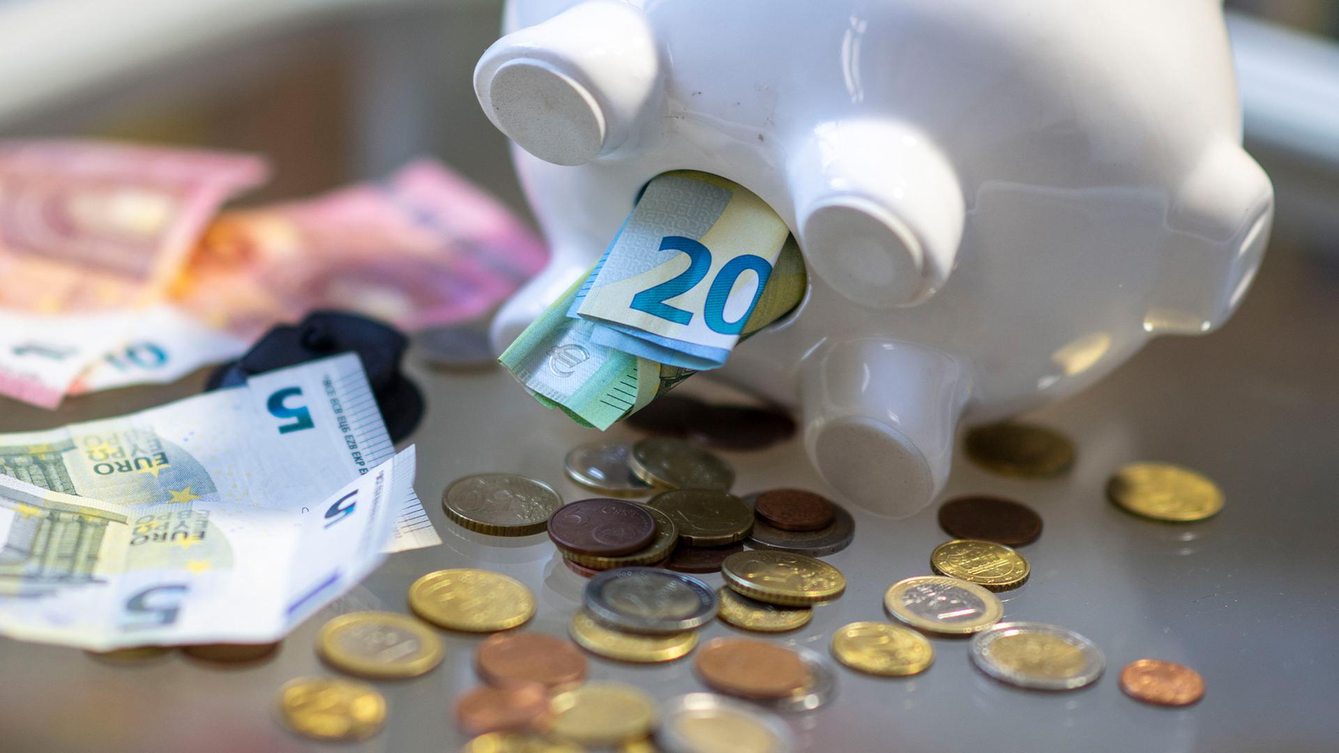 Münzen im Sparschwein? Hier wird man Kleingeld los