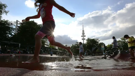 Wasserspielplatz in Planten un Blomen schliet fr fnf Tage | ndr.de