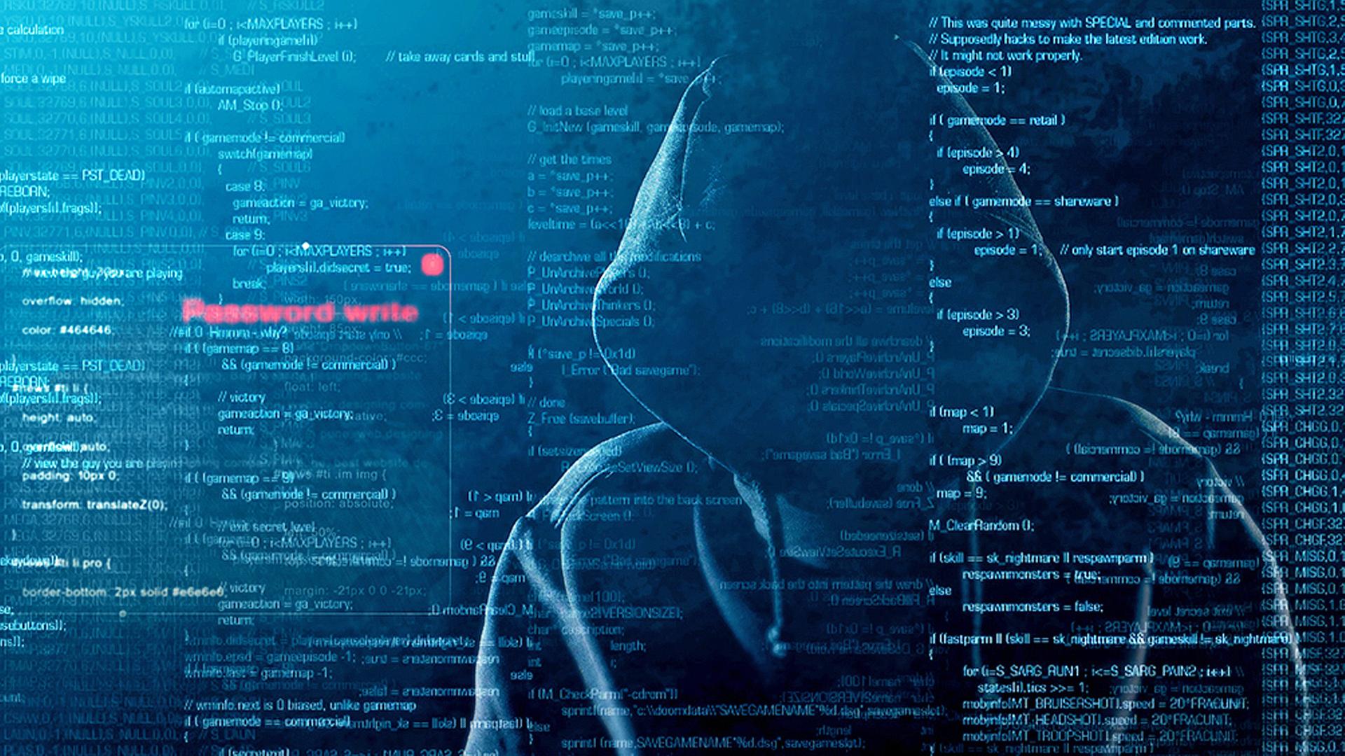 Eine Silhouette als Schatten einer Person mit Computercodes. | Fotolia.com, Glebstock