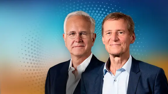 Harald Schmidt und Prof. Ulrich Hegerl